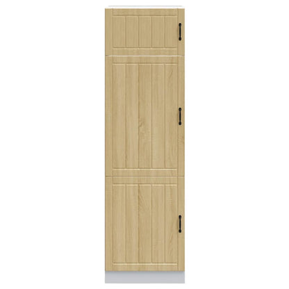 vidaXL Kitchen Cupboard "Lucca" Sonoma Oak Engineered Wood