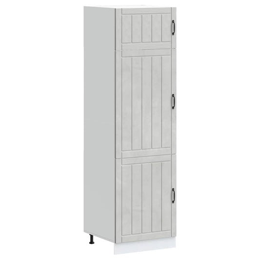vidaXL Kitchen Cupboard "Lucca" Concrete Grey Engineered Wood