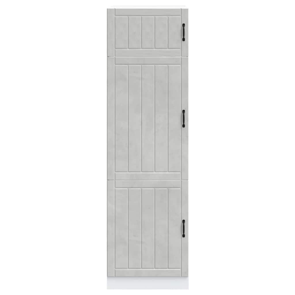 vidaXL Kitchen Cupboard "Lucca" Concrete Grey Engineered Wood