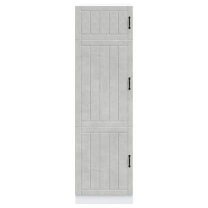 vidaXL Kitchen Cupboard "Lucca" Concrete Grey Engineered Wood