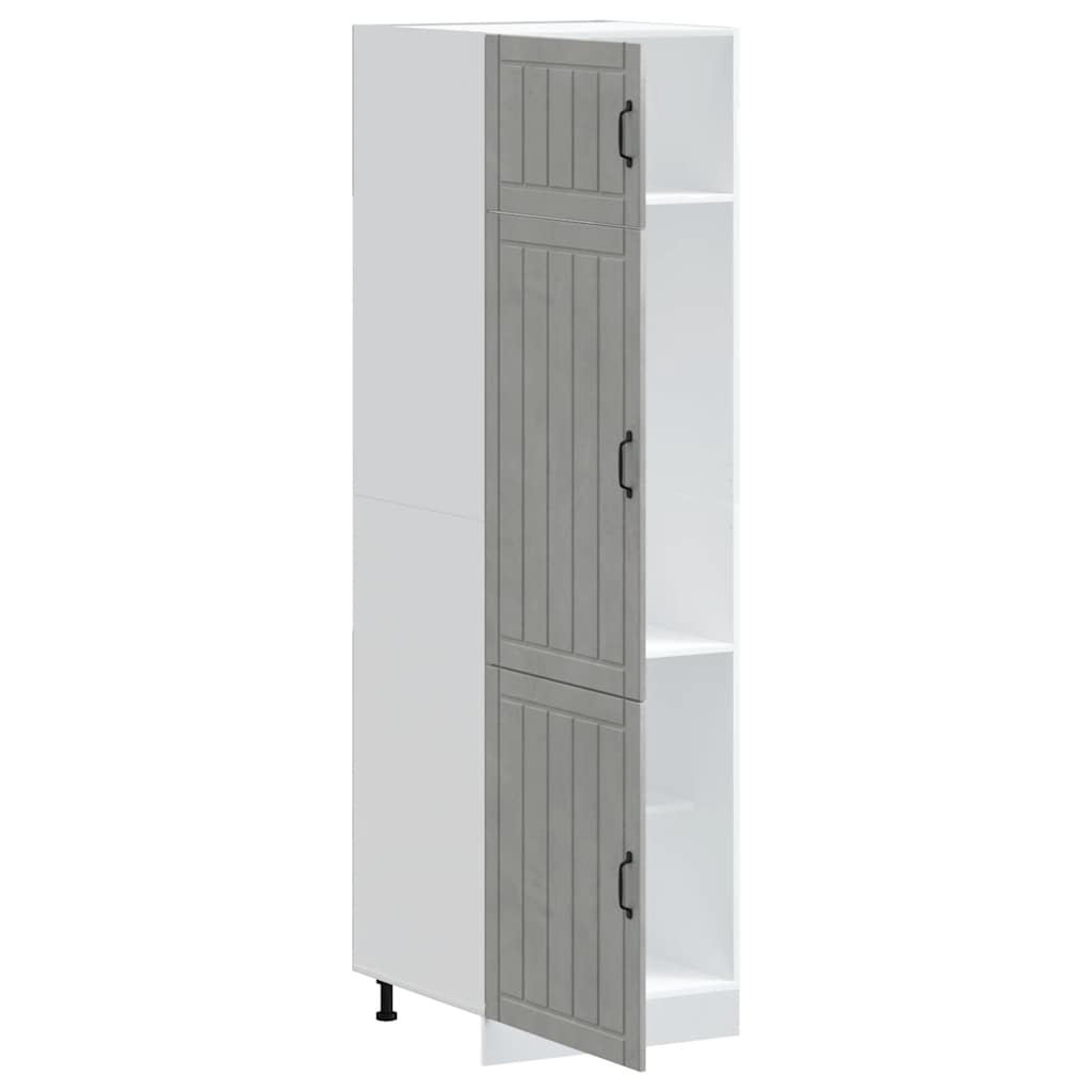 vidaXL Kitchen Cupboard "Lucca" Concrete Grey Engineered Wood