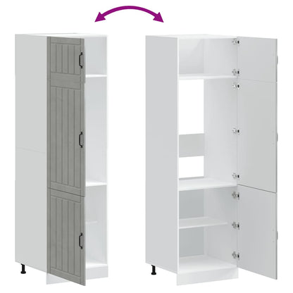 vidaXL Kitchen Cupboard "Lucca" Concrete Grey Engineered Wood