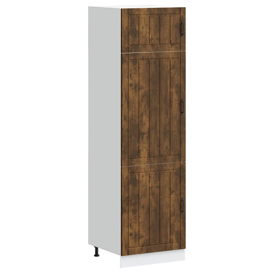 vidaXL Kitchen Cupboard "Lucca" Smoked Oak Engineered Wood