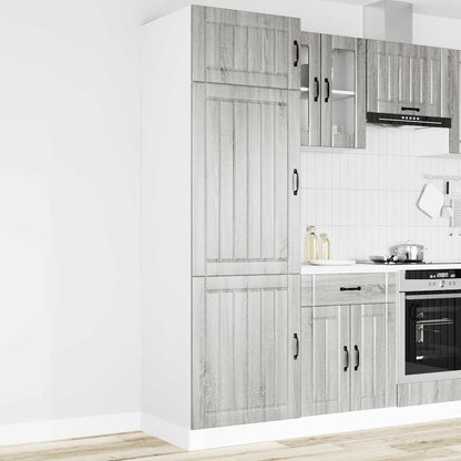 vidaXL Kitchen Cupboard "Lucca" Grey Sonoma Engineered Wood