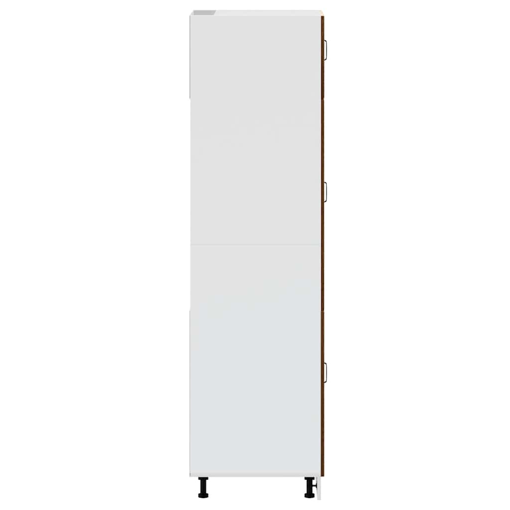 vidaXL Kitchen Cupboard "Lucca" Brown Oak Engineered Wood