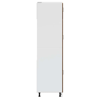 vidaXL Kitchen Cupboard "Lucca" Brown Oak Engineered Wood
