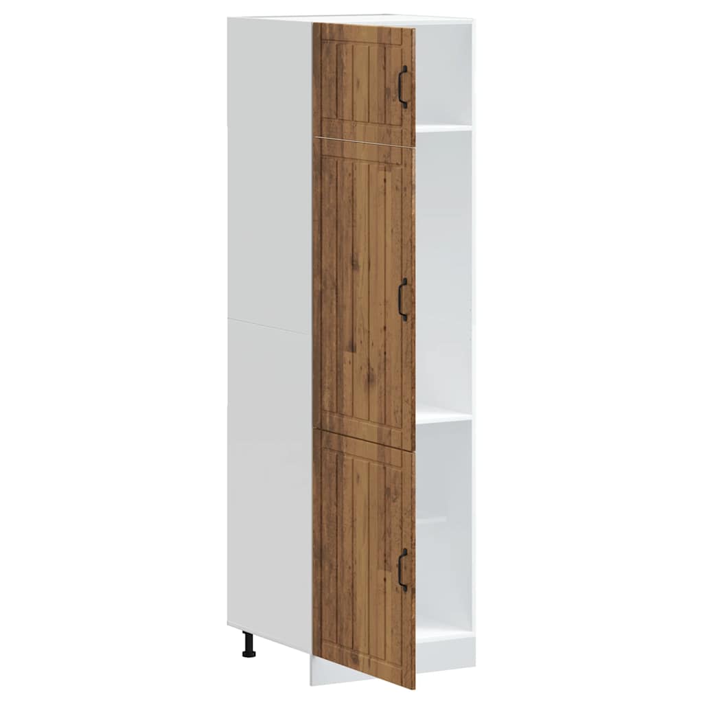 vidaXL Kitchen Cupboard "Lucca" Old Wood Engineered Wood