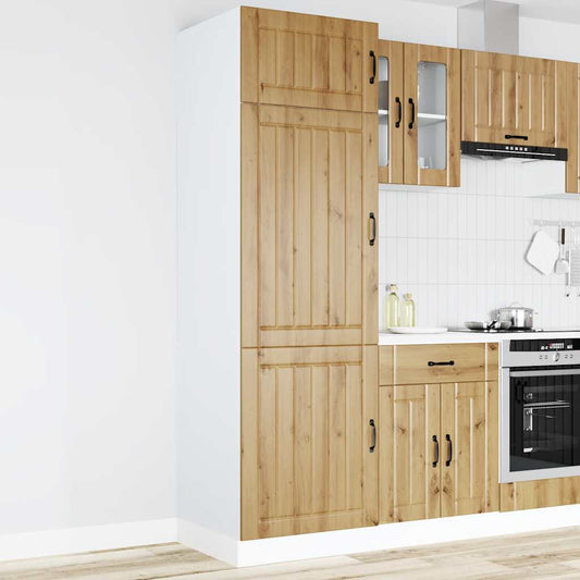 vidaXL Kitchen Cupboard "Lucca" Artisan Oak Engineered Wood