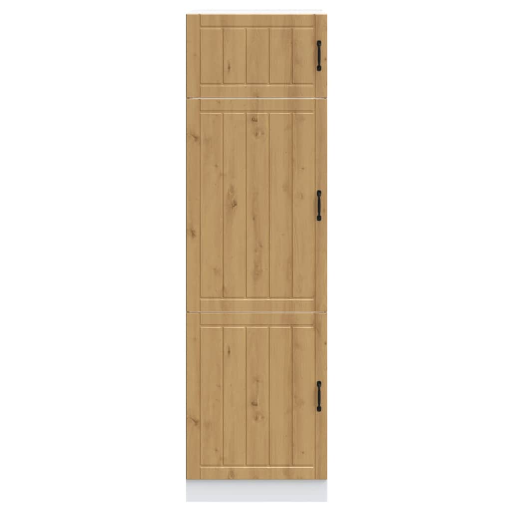 vidaXL Kitchen Cupboard "Lucca" Artisan Oak Engineered Wood