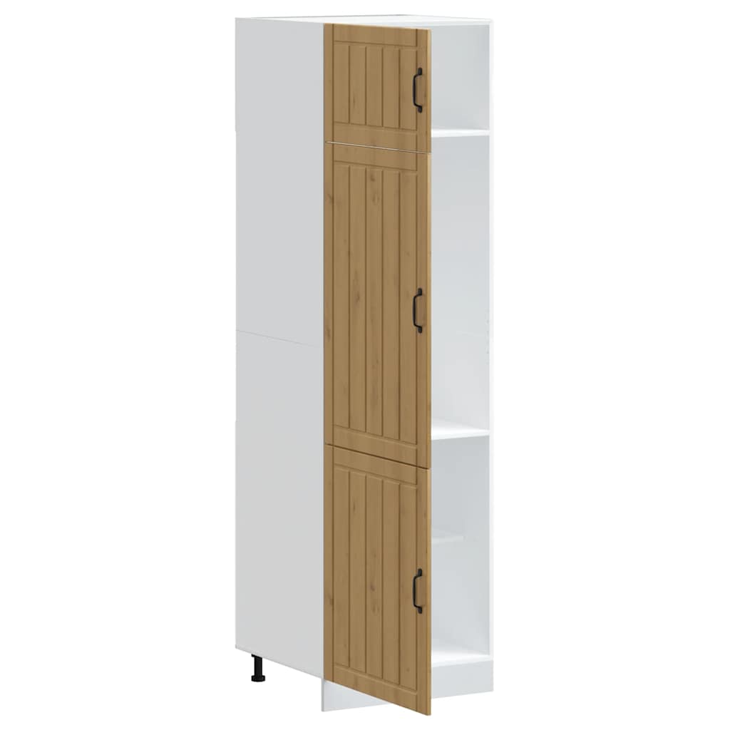 vidaXL Kitchen Cupboard "Lucca" Artisan Oak Engineered Wood