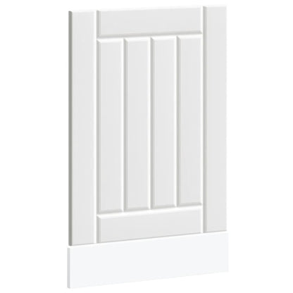 vidaXL Dishwasher Panel "Lucca" White Engineered Wood