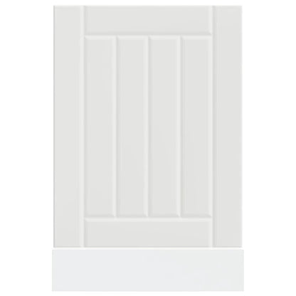 vidaXL Dishwasher Panel "Lucca" White Engineered Wood