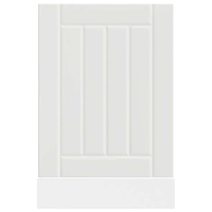 vidaXL Dishwasher Panel "Lucca" White Engineered Wood