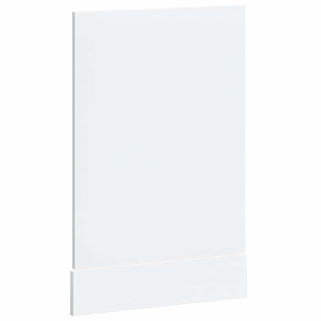 vidaXL Dishwasher Panel "Lucca" White Engineered Wood