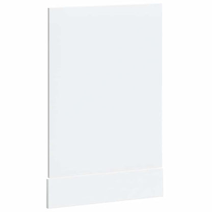 vidaXL Dishwasher Panel "Lucca" White Engineered Wood