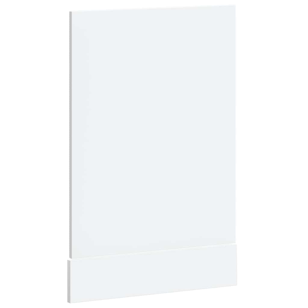 vidaXL Dishwasher Panel "Lucca" White Engineered Wood
