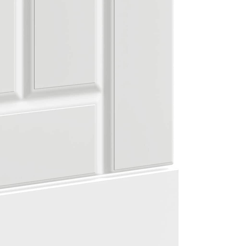 vidaXL Dishwasher Panel "Lucca" White Engineered Wood