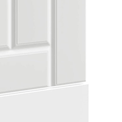 vidaXL Dishwasher Panel "Lucca" White Engineered Wood