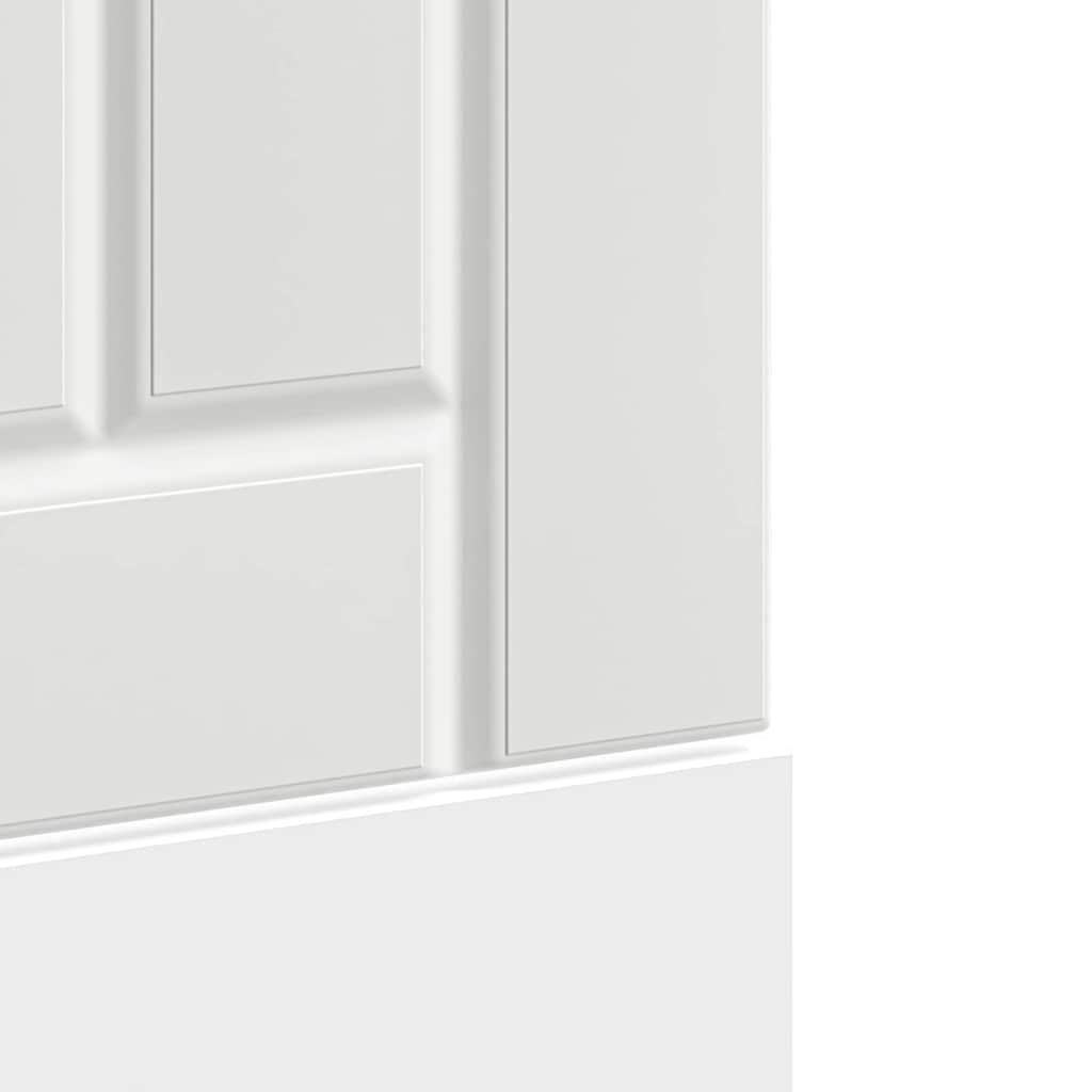 vidaXL Dishwasher Panel "Lucca" White Engineered Wood