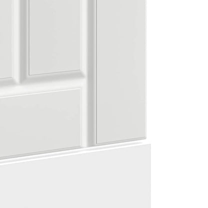 vidaXL Dishwasher Panel "Lucca" White Engineered Wood