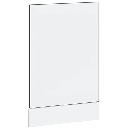 vidaXL Dishwasher Panel Lucca Black Engineered Wood