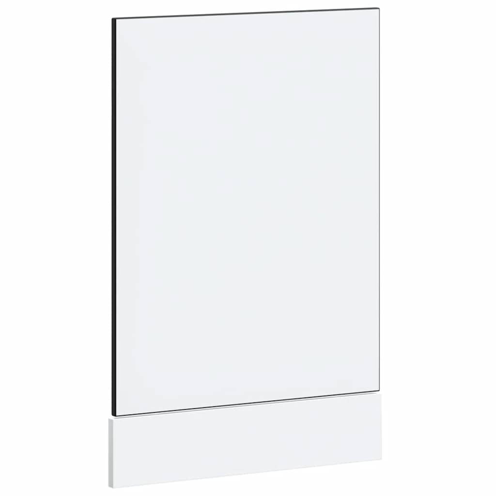 vidaXL Dishwasher Panel "Lucca" Black Engineered Wood