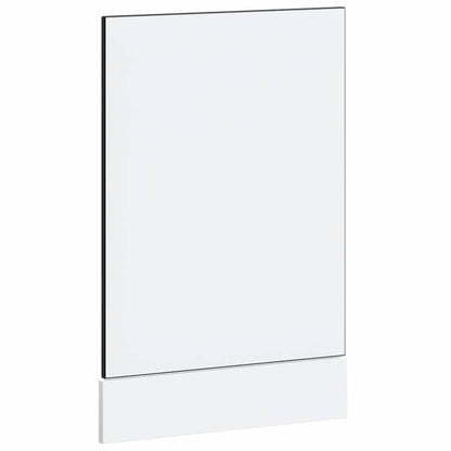 vidaXL Dishwasher Panel "Lucca" Black Engineered Wood