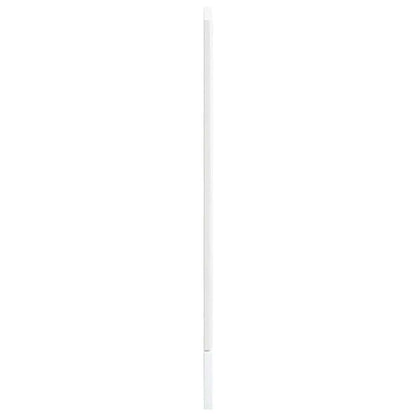vidaXL Dishwasher Panel "Lucca" High Gloss White Engineered Wood