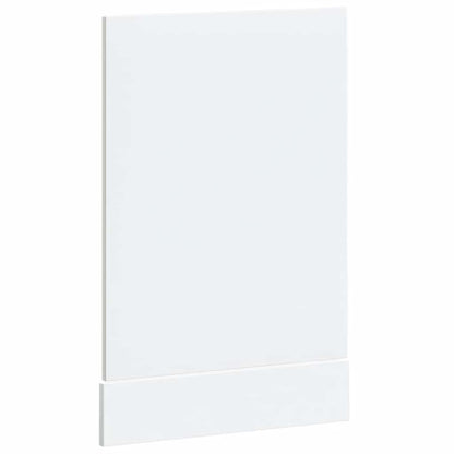 vidaXL Dishwasher Panel "Lucca" High Gloss White Engineered Wood