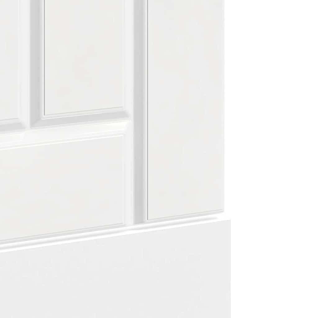 vidaXL Dishwasher Panel "Lucca" High Gloss White Engineered Wood