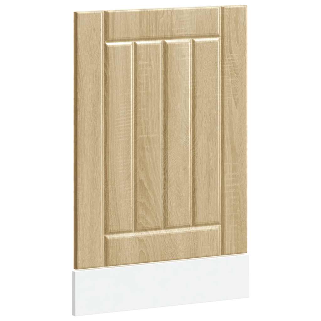 vidaXL Dishwasher Panel "Lucca" Sonoma Oak Engineered Wood