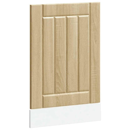vidaXL Dishwasher Panel "Lucca" Sonoma Oak Engineered Wood