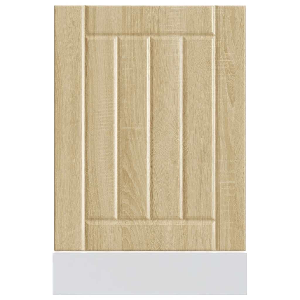 vidaXL Dishwasher Panel "Lucca" Sonoma Oak Engineered Wood