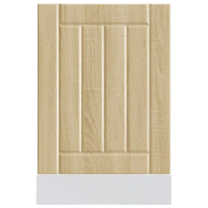 vidaXL Dishwasher Panel "Lucca" Sonoma Oak Engineered Wood