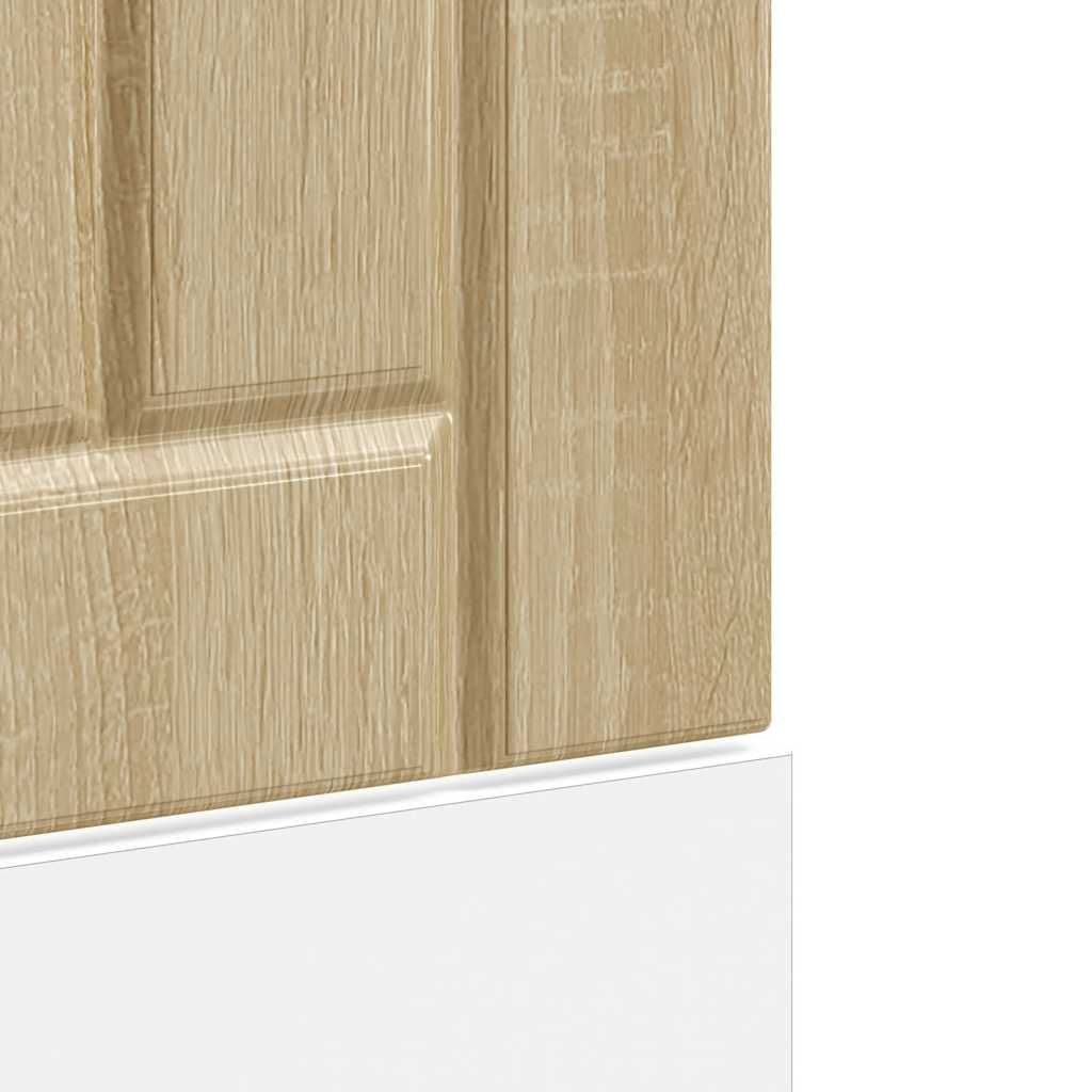 vidaXL Dishwasher Panel "Lucca" Sonoma Oak Engineered Wood