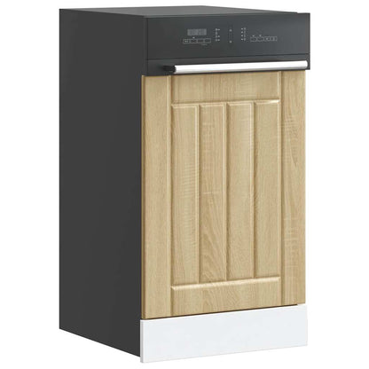 vidaXL Dishwasher Panel "Lucca" Sonoma Oak Engineered Wood