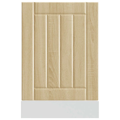 vidaXL Dishwasher Panel "Lucca" Sonoma Oak Engineered Wood