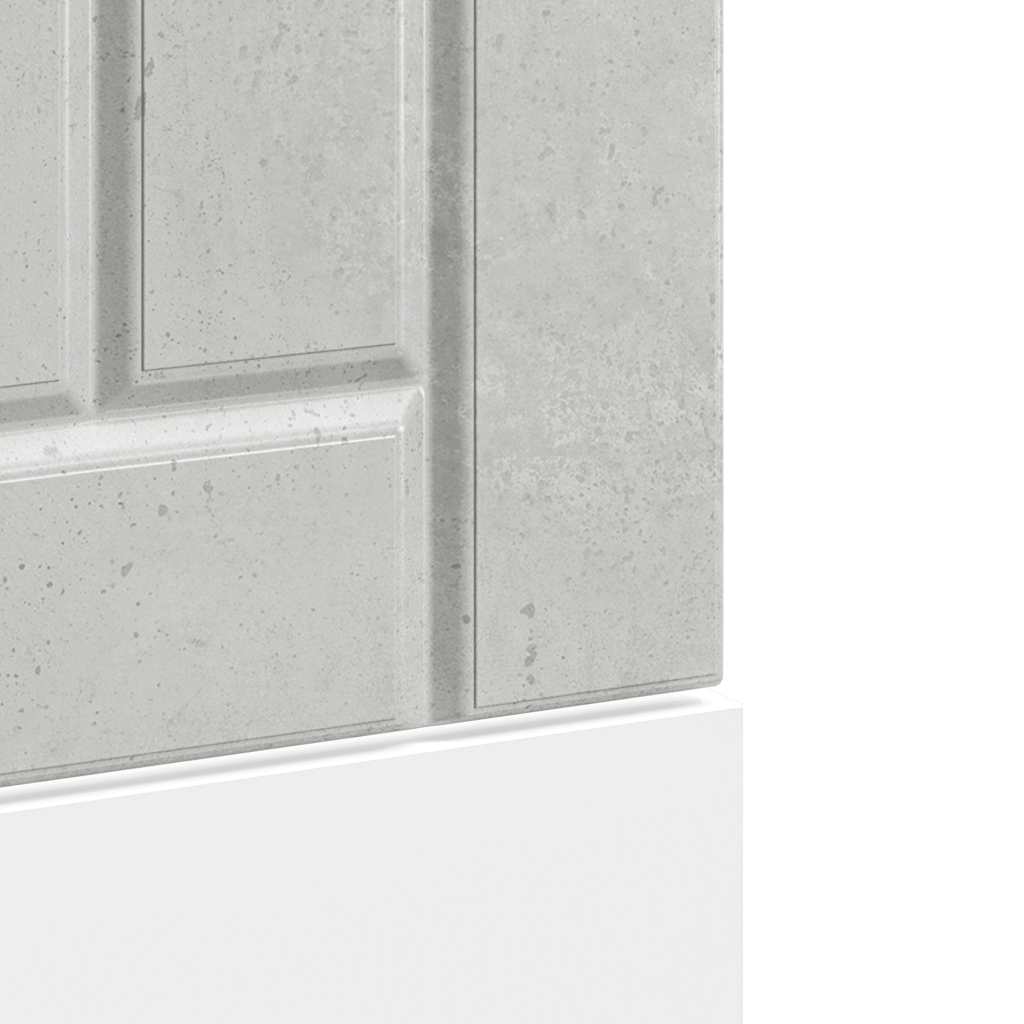 vidaXL Dishwasher Panel "Lucca" Concrete Grey Engineered Wood