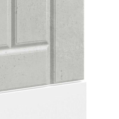 vidaXL Dishwasher Panel "Lucca" Concrete Grey Engineered Wood