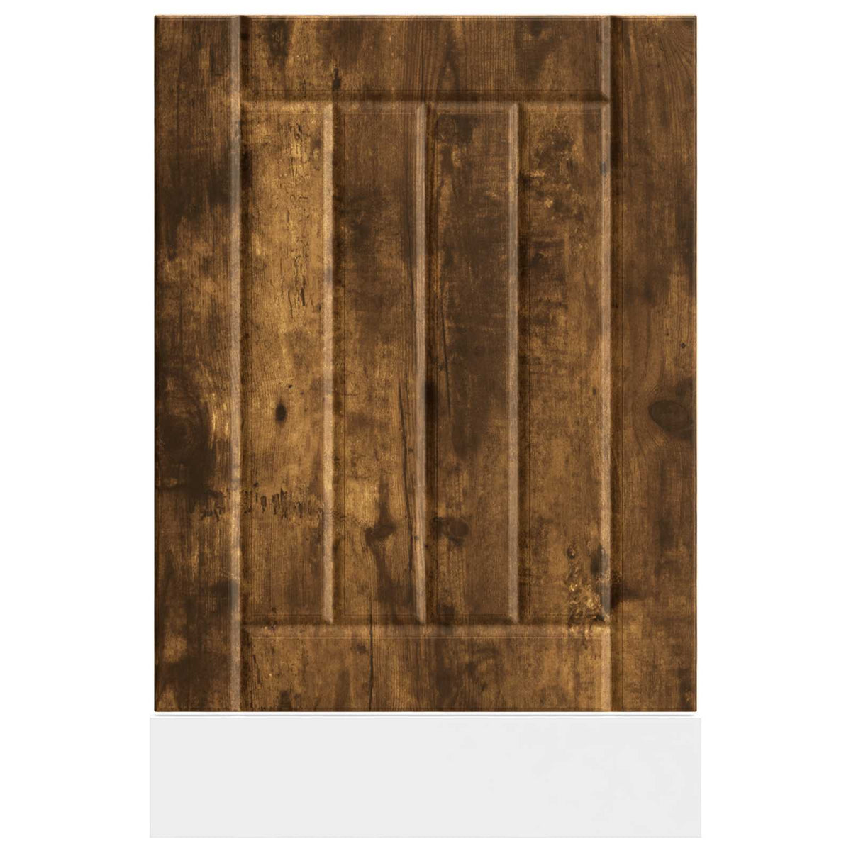 vidaXL Dishwasher Panel "Lucca" Smoked Oak Engineered Wood