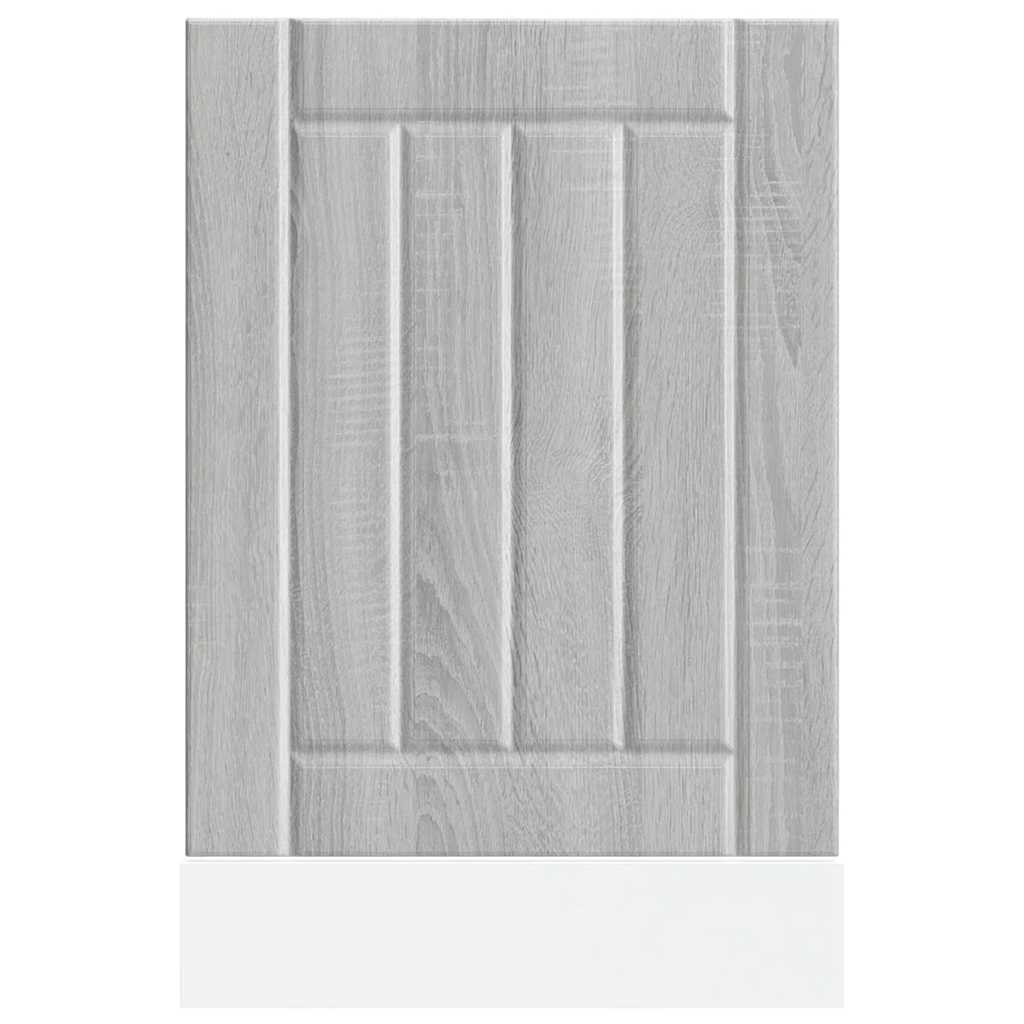 vidaXL Dishwasher Panel Lucca Grey Sonoma Engineered Wood