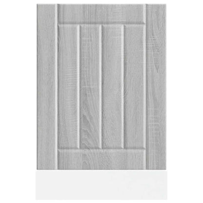 vidaXL Dishwasher Panel Lucca Grey Sonoma Engineered Wood