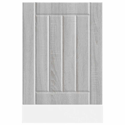 vidaXL Dishwasher Panel "Lucca" Grey Sonoma Engineered Wood