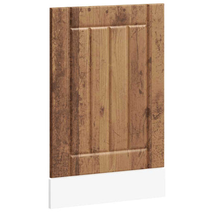 vidaXL Dishwasher Panel "Lucca" Old Wood Engineered Wood