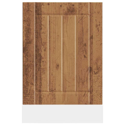 vidaXL Dishwasher Panel "Lucca" Old Wood Engineered Wood