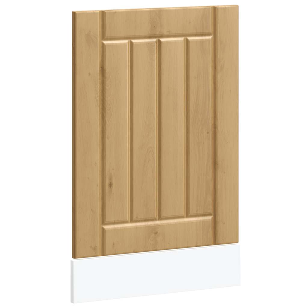 vidaXL Dishwasher Panel "Lucca" Artisan Oak Engineered Wood