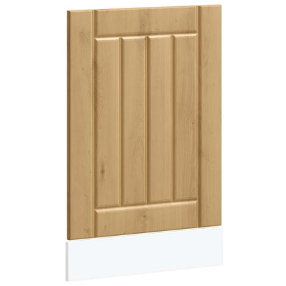 vidaXL Dishwasher Panel "Lucca" Artisan Oak Engineered Wood
