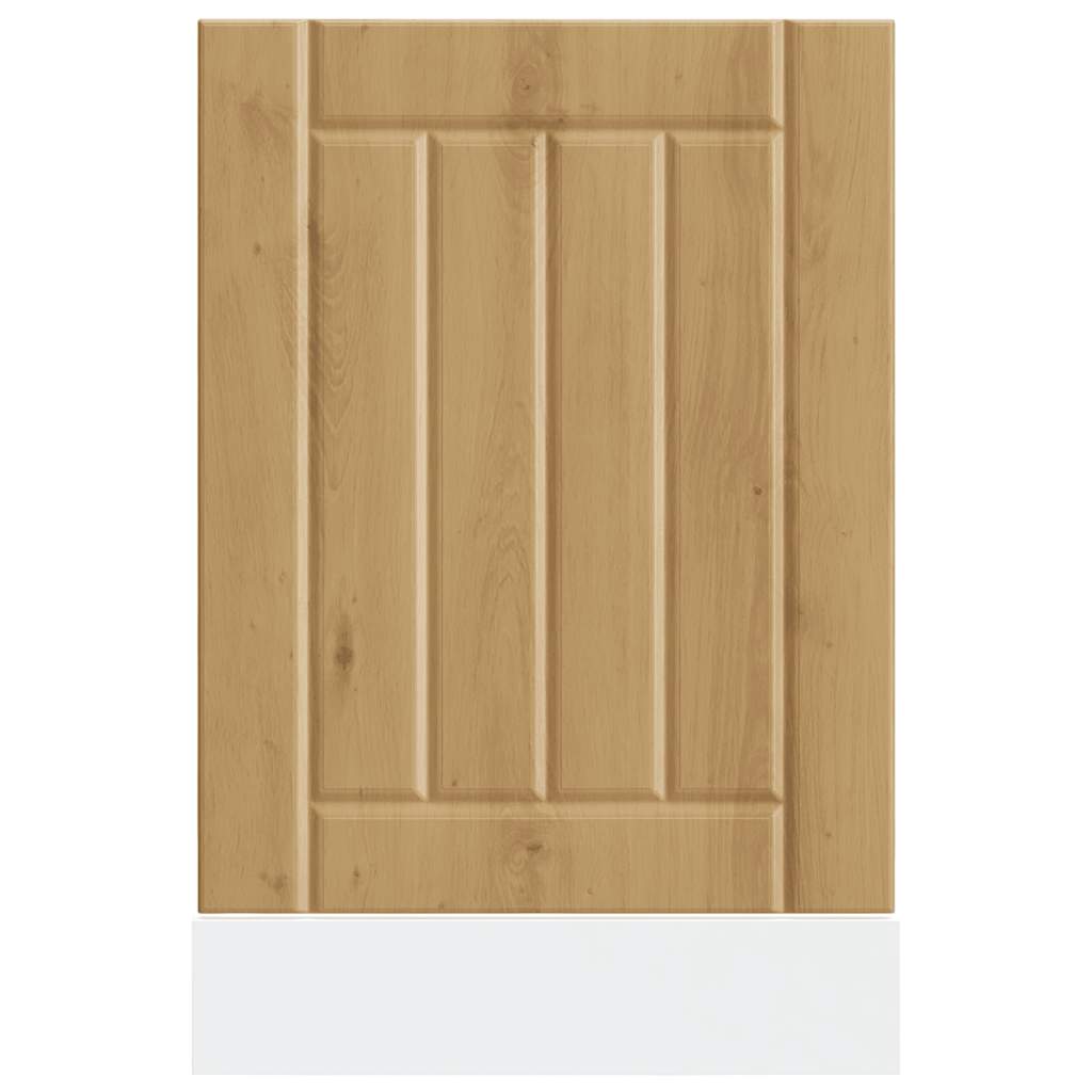 vidaXL Dishwasher Panel "Lucca" Artisan Oak Engineered Wood