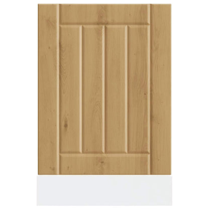 vidaXL Dishwasher Panel "Lucca" Artisan Oak Engineered Wood