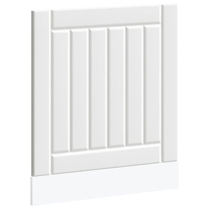 vidaXL Dishwasher Panel Lucca White Engineered Wood